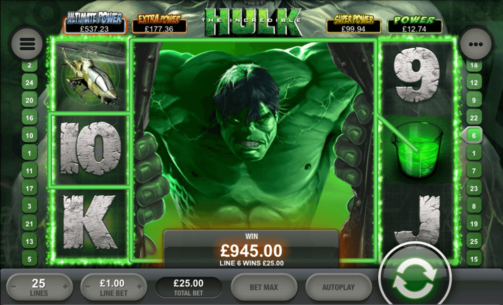 Hulk Slot Screenshot