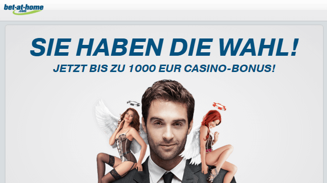 bet at home casino bonus