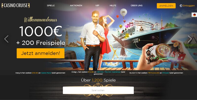 Casino Cruise Freispiele