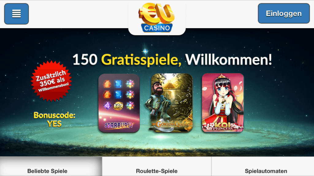 EU Casino Bonus 2016