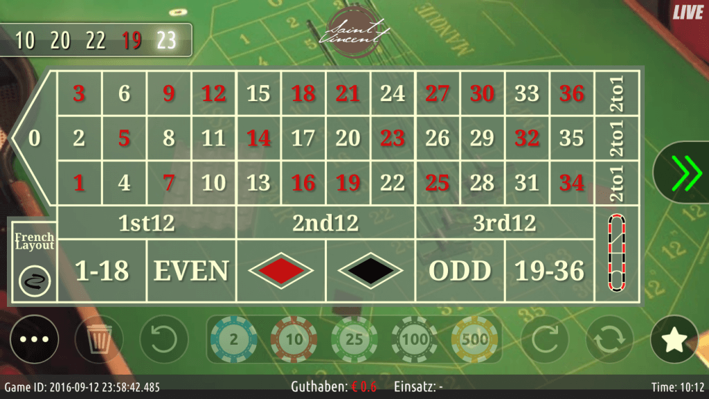 saint vincent live roulette app