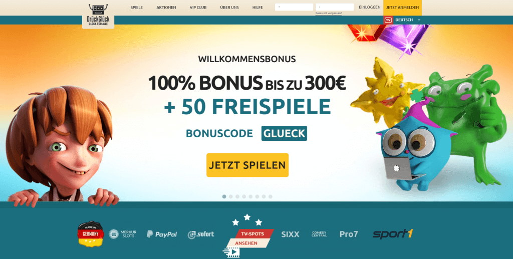 DrückGlück Casino Bonus 2017